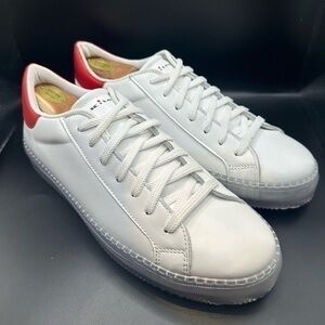 Kiton +1 White Leather Sneaker US12
